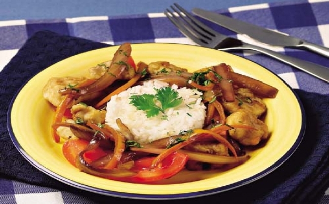Tollo saltado a la minuta